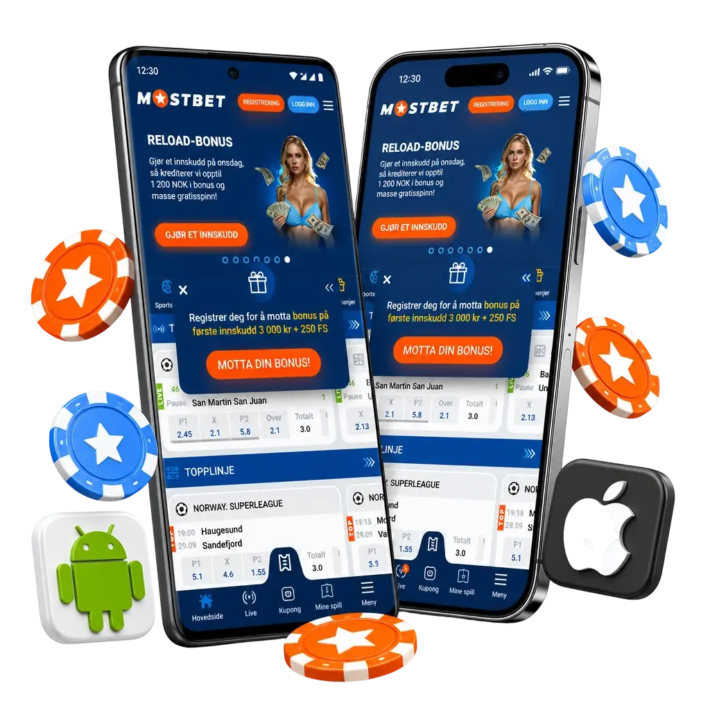 Mostbet-appen for Android og iOS