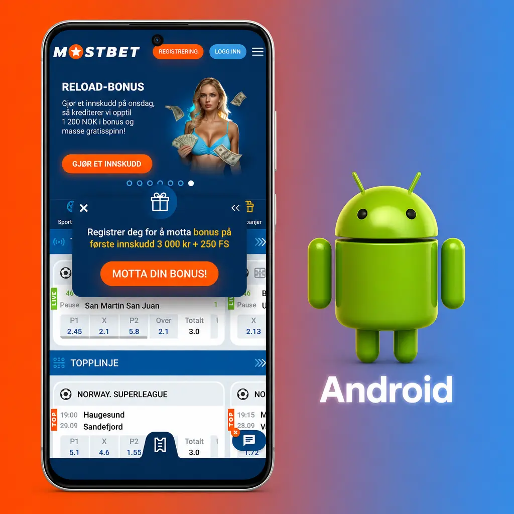 Mostbet Android app nedlasting og installasjon