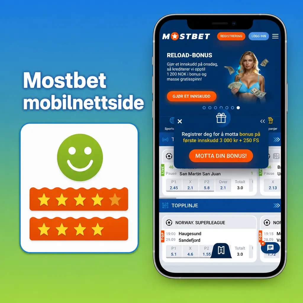 Mostbet mobilnettside
