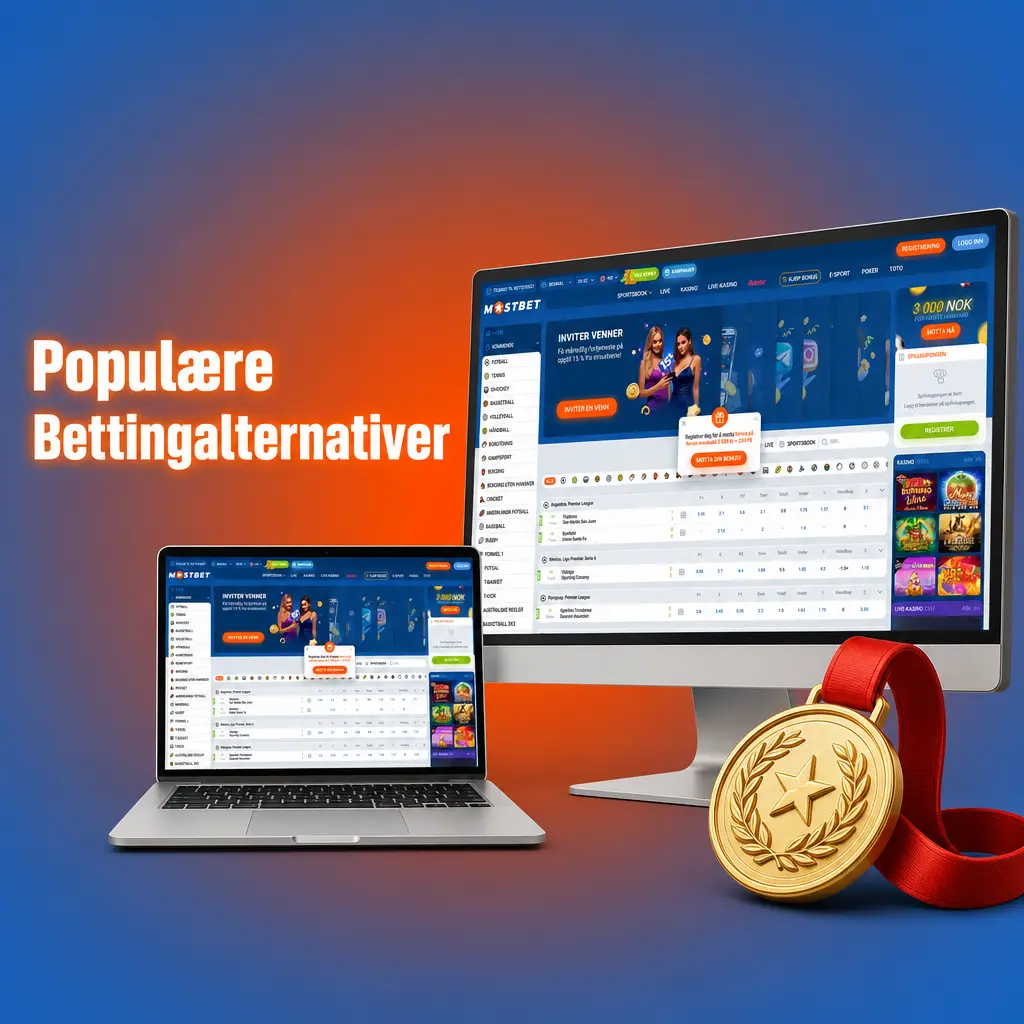 Populære bettingalternativer på Mostbet – multi live, prematch, live betting, systemspill og akkumulator