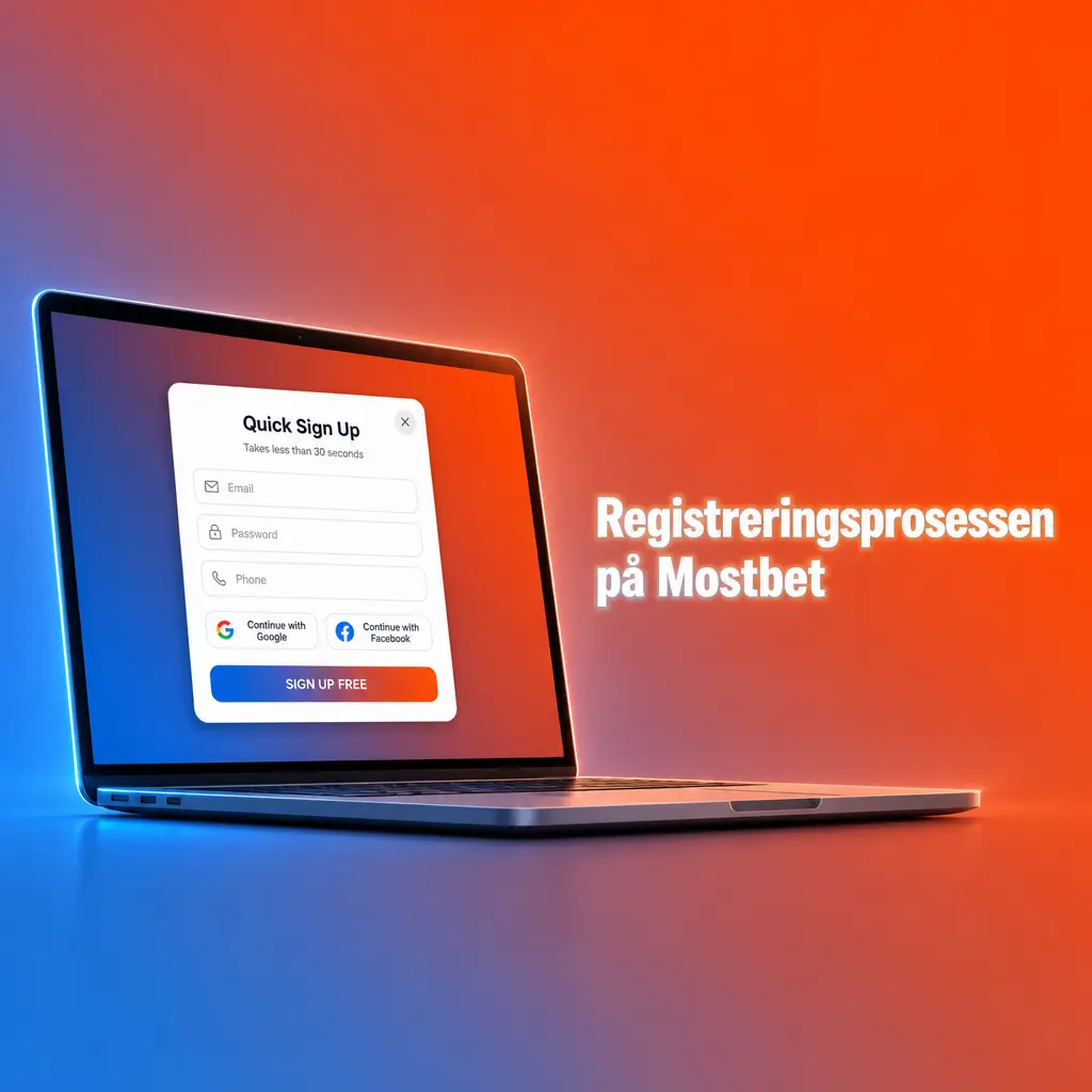 Registreringsprosessen på Mostbet