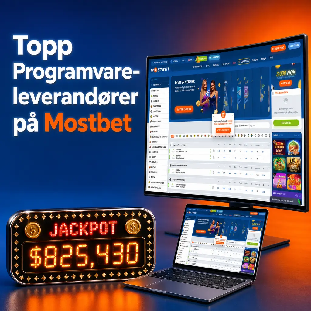 Topp programvareleverandører på Mostbet – Pragmatic Play, NetEnt, Play'n GO og flere